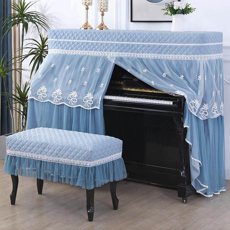 高级钢琴防尘罩盖布全罩开机不取钢琴凳套罩琴罩轻奢北欧风琴盖巾,淘宝优惠券,粉丝福利购,淘宝优惠卷