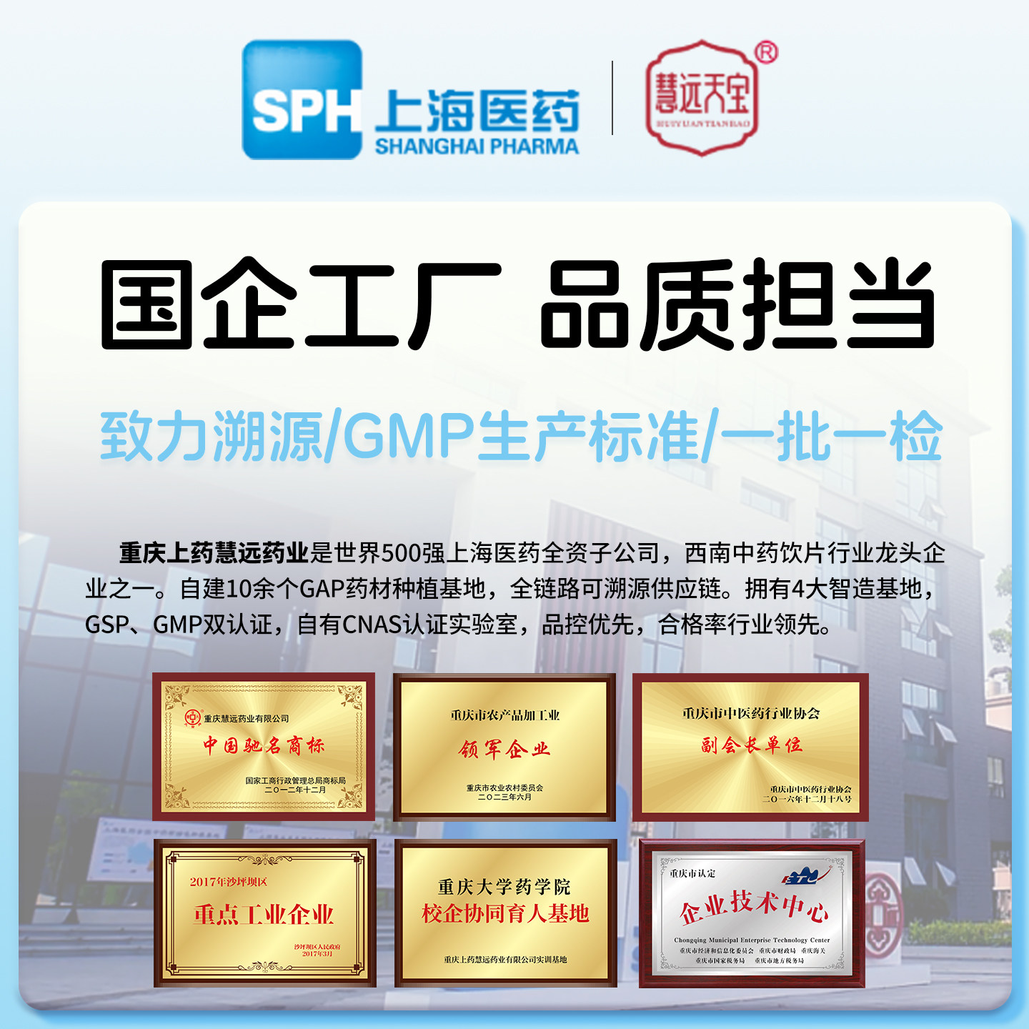 上海医药慧远天宝酸梅汤原材料包整料乌梅山楂陈皮茶免煮国企正品