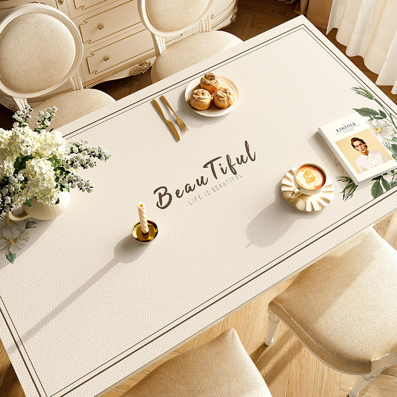 速发餐桌垫防油防水美式长方形壁纸轻奢高级感家用pvc防烫耐高温,淘宝优惠券,粉丝福利购,淘宝优惠卷