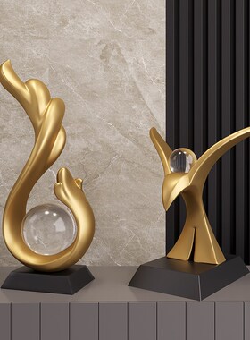 速发酒柜装饰品摆件套装轻奢高档客厅气关家大办公室高端居玄高级