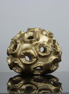 现代简宿约UIP客厅电视软柜摆品件家居装饰酒店民样板间创意花球