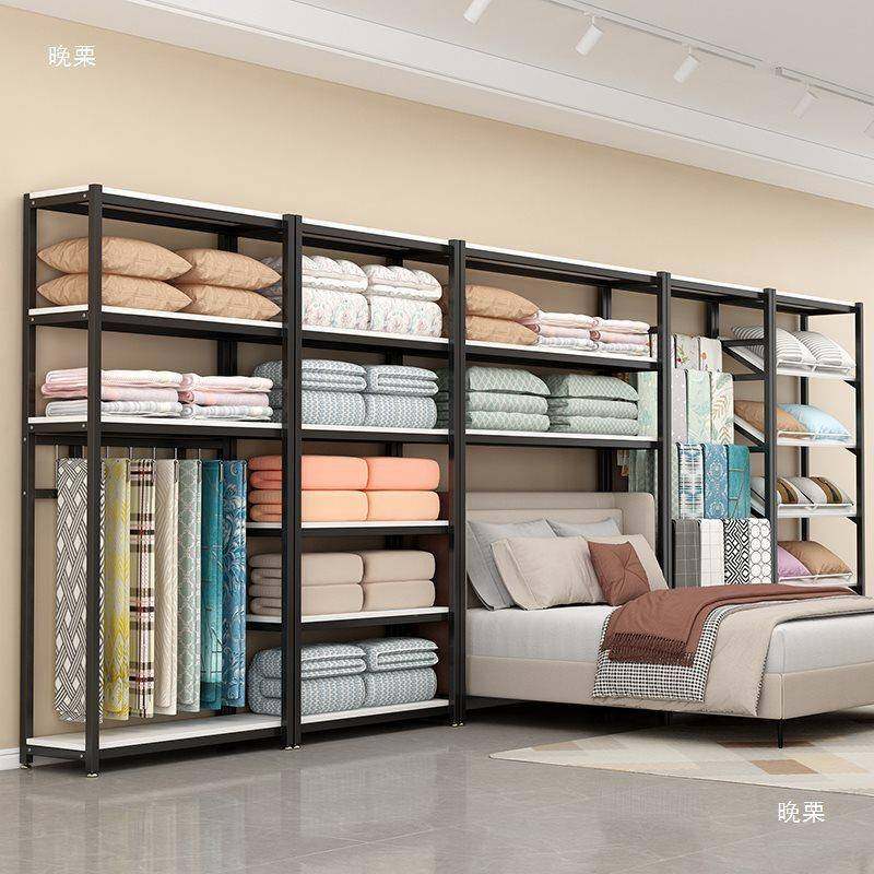 件套被芯枕头家纺店展示四床上架RLE用品货柜料置物架仓储布加厚,淘宝优惠券,粉丝福利购,淘宝优惠卷