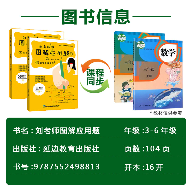 天天向上刘老师图解小学数学应用计算题三四五六年级上册下册数学逻辑思维人教版同步教材思维导图视频讲解高效学习轻松玩转应用题