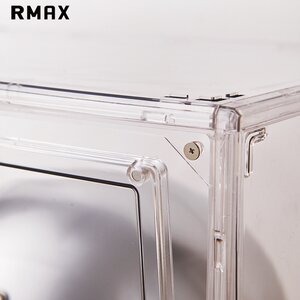 RMAX头盔收纳盒Arai摩托车帽子全盔半盔透明放置柜AGV展示防尘架