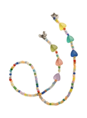 新款跨境口罩镜链亚克力糖果色可