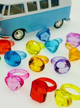 仿水晶亚克力动物儿童玩具宝石七