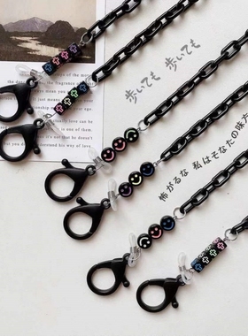 挂脖墨镜装饰挂绳链粗链韩国镜链