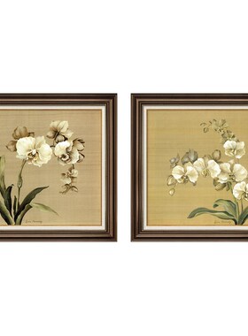美式卧室床头装饰画大芬村油画复古主卧I老人房间挂画客厅餐厅壁