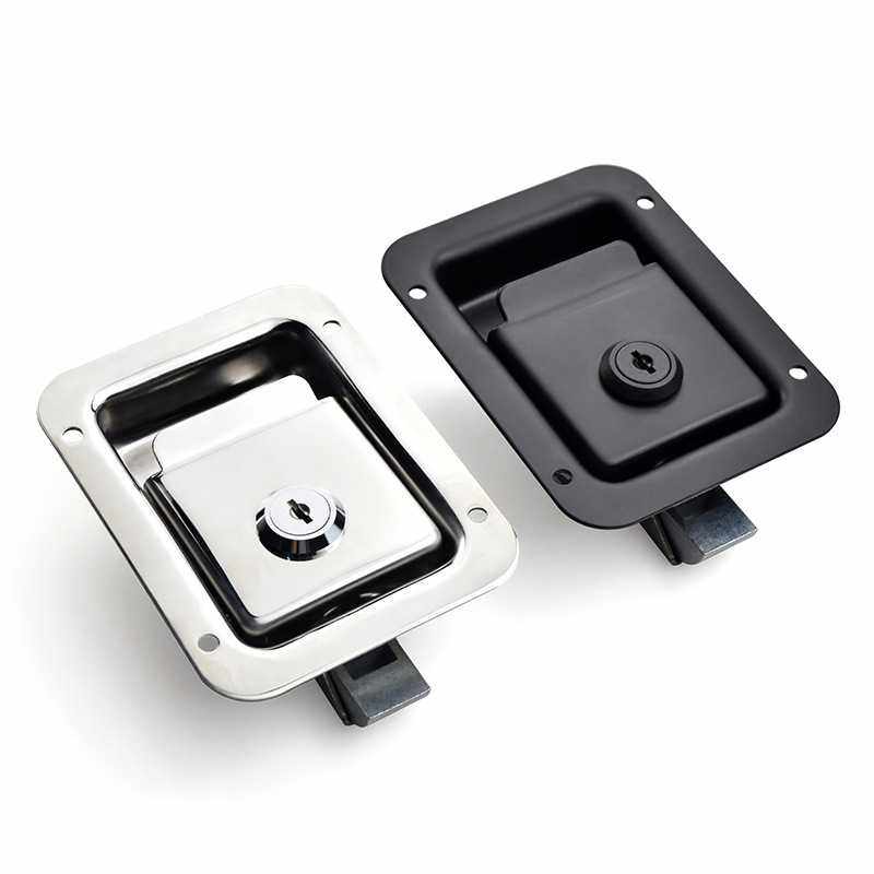 MS858A flat lock stainless steel RV chassis cabinet heavy-duty vehicle car door lock industrial electrical cabinet box lock