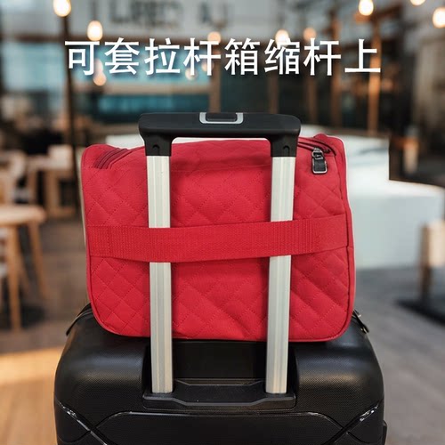 Kinston化妆包女大容量便携化妆箱手提斜挎分区可挂行李箱2025新 - 图1