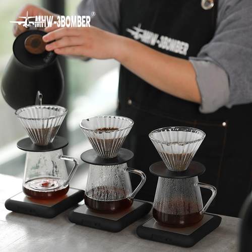 MHW-3BOMBER轰炸机方程式智能咖啡秤 意式手冲计时电子秤 水粉比 - 图2