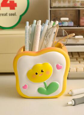 笔筒办公室桌面装饰摆件创意可爱解压治愈老师学生毕业小礼物实用
