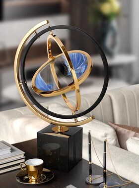 速发IKXO流沙画沙漏解压摆件轻奢现代艺术家居装饰品公司开业乔迁