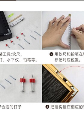 速发177 中式沙发背框画客厅方形单幅实木边景横款格局50S50
