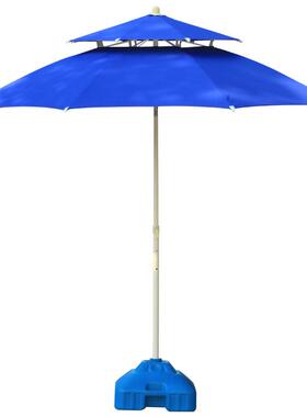 庭伞太阳伞遮阳院伞大雨伞超大外商OXL摆摊伞户广告伞中柱圆伞雨