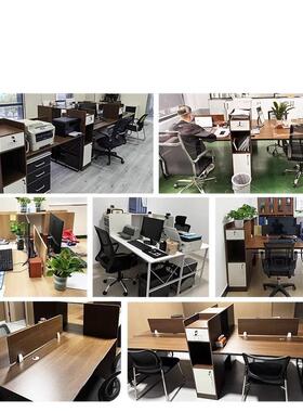 双人办公EXP桌员工桌位电脑台桌办公室组合2式4/6人职椅员桌子工