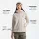 Pelch and the women's outdoor soft shell