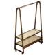 Clothes hanger floor-standing household bedroom at night put clothes by the bed artifact non-solid wood simple storage clothes rack