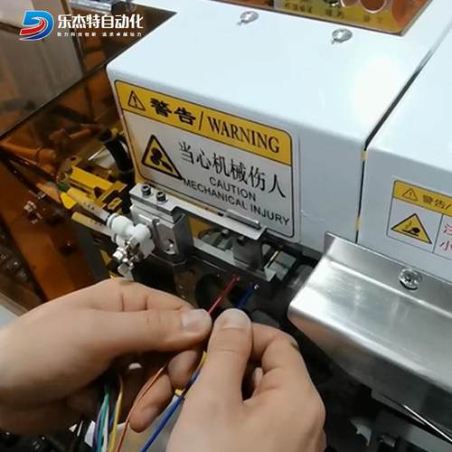 在线打码热热缩自动一体机线半自动多芯护套带自动切裁JCE穿缩管 - 图1