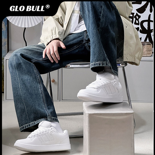 GLO BULL小白鞋面包鞋运动休闲滑板鞋子男士女生潮流2026春季新款 - 图2