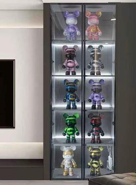 【微瑕款】暴力熊摆件客厅轻奢高档手工流体熊摆件送礼创意饰品