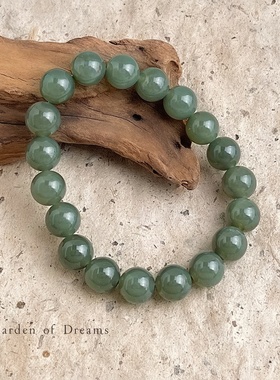 【青松】新中式国风手饰天然高品质和田玉手串珠简约大气款男女款