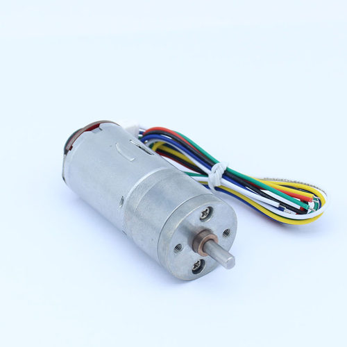 直流减速电机GA25-370微小型可调速正反转慢速带编码器马达12V24V - 图3