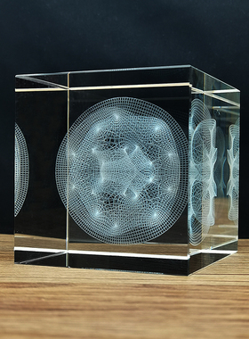 卡拉比丘流形空间模型理工科创意毕业H礼物送老师数学物理摆件展