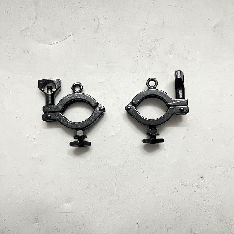 车顶平台行李架AW货架工兵铲雪铲固定支架铁锹夹子不锈钢管夹子 - 图2