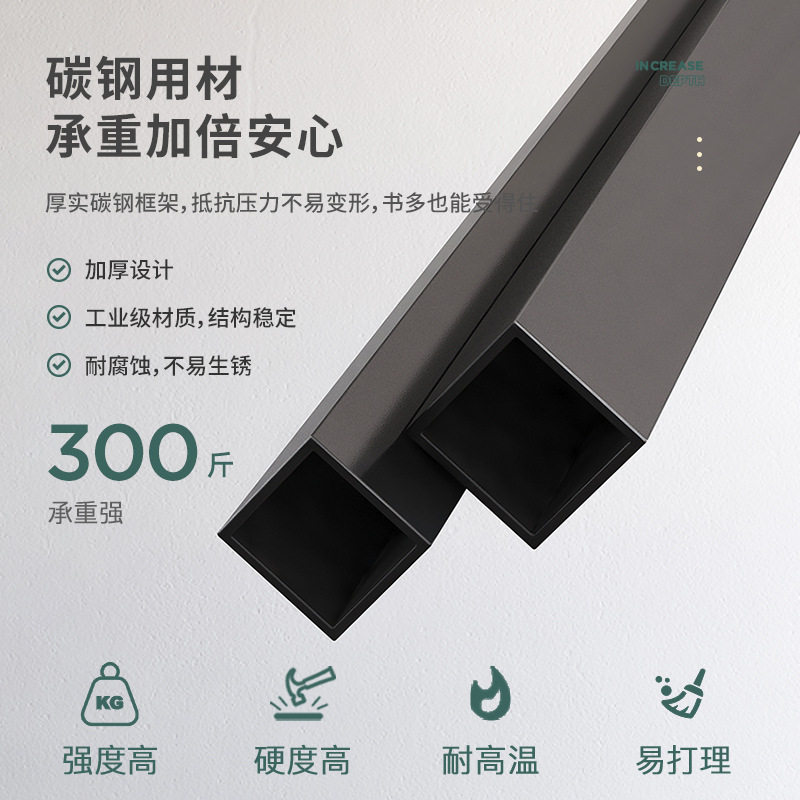 现货速发家用钢制书柜客厅落地多层带门防尘储物收纳柜儿童书架铁,淘宝优惠券,粉丝福利购,淘宝优惠卷