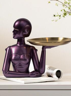 空山基机械姬抽象人物雕塑摆件夜店酒吧吧台氛围装饰科技桌面摆设