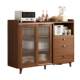 Sideboard storage good household wall storage cabinet log style multifunctional tea cabinet simple kitchen cabinet