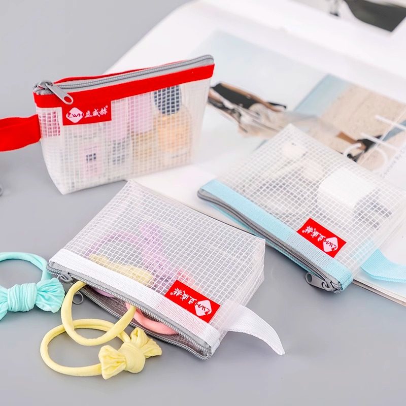 EVA防水三角包立体透明拉链包拉链袋迷你零钱袋身份证卡片袋硬币小卡片收纳袋公交银行卡袋女士内小包分类包,淘宝优惠券,粉丝福利购,淘宝优惠卷