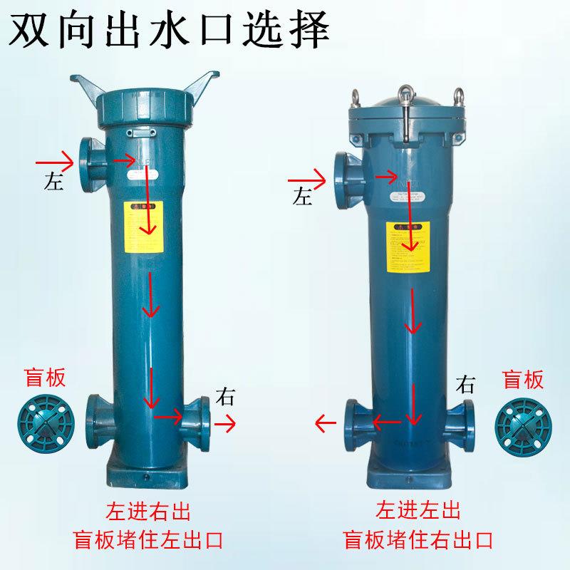 厂生产一体成型PPH过滤器2号袋式精过滤器工PP塑耐酸碱料过VLU滤 - 图0
