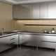 Italian 304 stainless steel kitchen sideboard