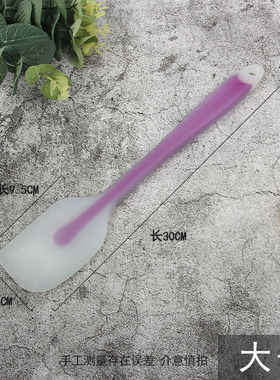 硅胶刮刀烘焙铲子耐高温软刮板橡皮奶油工具搅拌棒一体塑料小抹刀