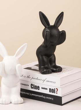 现代轻奢高级感客厅书档摆件装饰品酒柜办公室桌面书房书柜小摆设