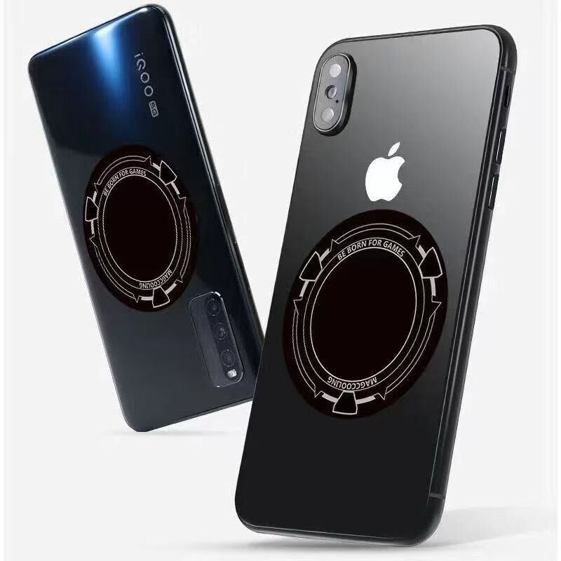Mobile phone semiconductor radiator magnetic sticker