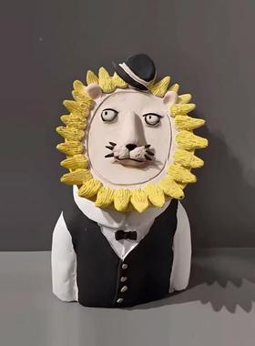 现软代样间儿童房书桌组合摆件人脸盒子猴板FYR灯装装饰子品组合