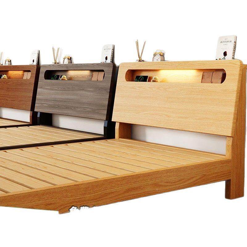 实木床代约型1米5家用床1.简2现主卧成人经CEN济出租房单人床 - 图3