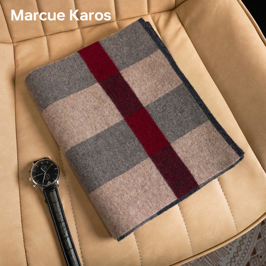 MarcueKaros scarf men's autumn and winter gift box