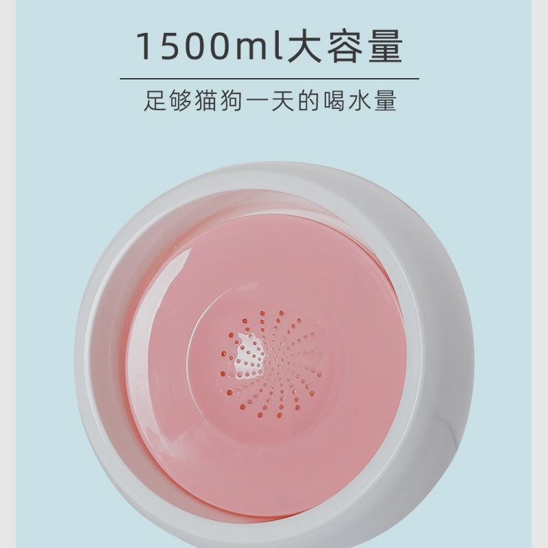 宠物狗狗漂浮水碗不湿嘴猫水碗车载碗猫咪喝水器防溅防打翻狗水盆 - 图1