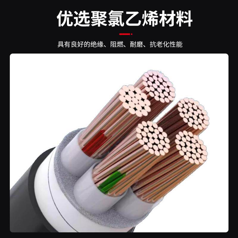 电缆线国标铜芯电线YJV2 3 4 5芯6 10 16平方充电桩专用电缆户外 - 图1