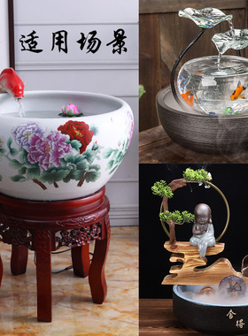 迷你低压USB潜水泵抽水马达办公室F陶瓷鱼缸吸水石假山流水配件泵