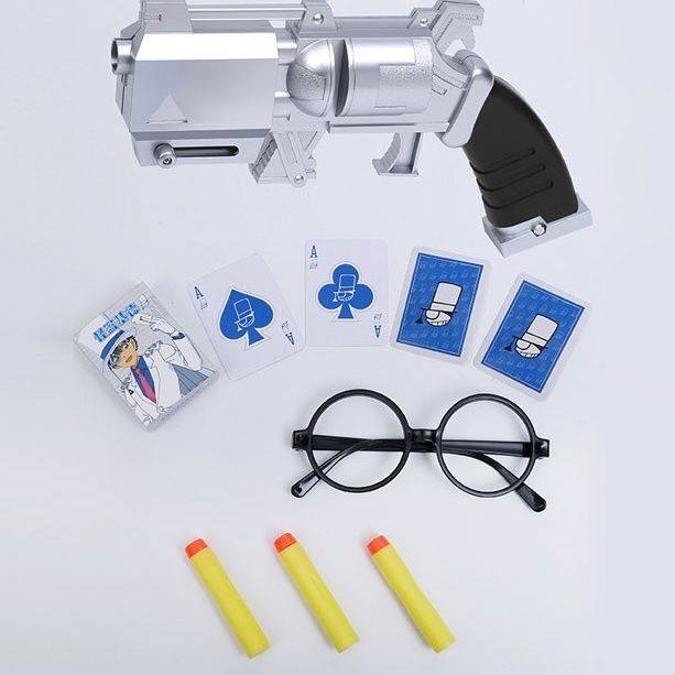 新基德道具枪发射扑克软子弹全新黑色把手名侦探柯南扑克基德扑克,淘宝优惠券,粉丝福利购,淘宝优惠卷