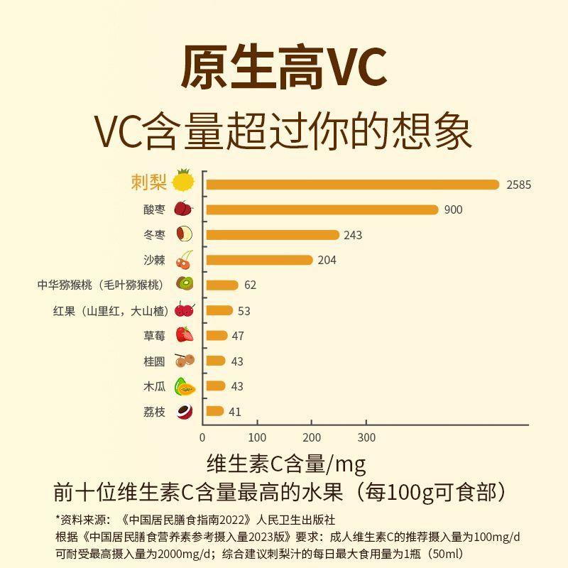 东方甄选刺梨原汁100%原汁原浆原液贵州富含VC果汁果蔬汁饮料饮品