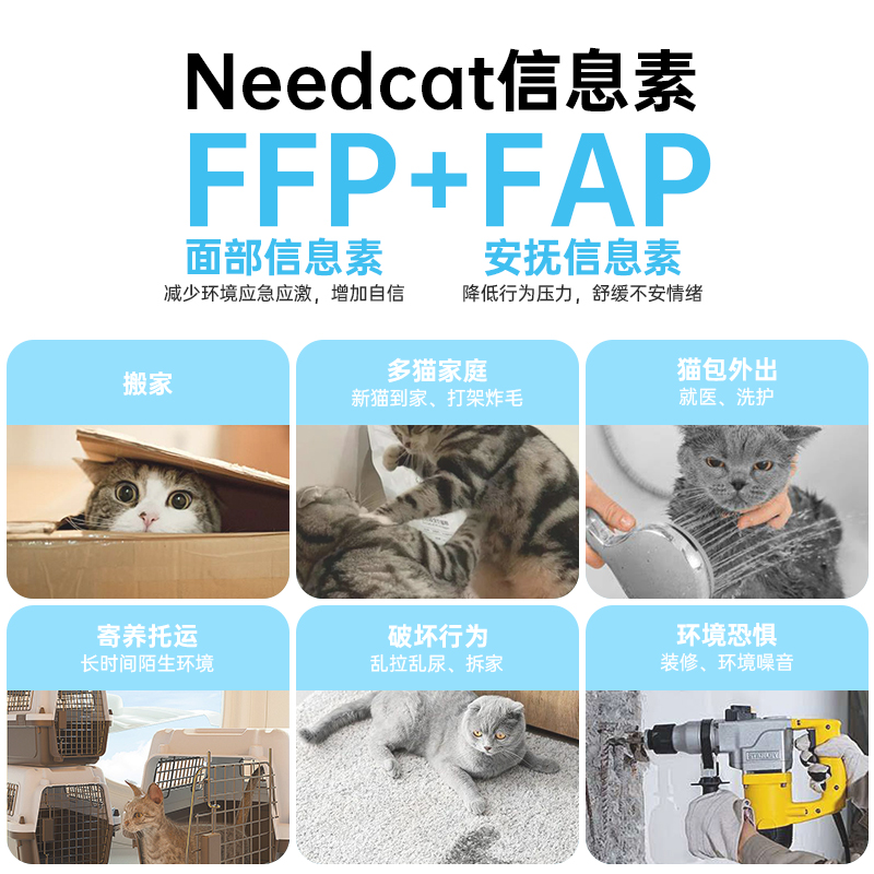 needcat你的猫费洛蒙猫用面部信息素猫咪外出情绪安抚舒缓喷雾-图1