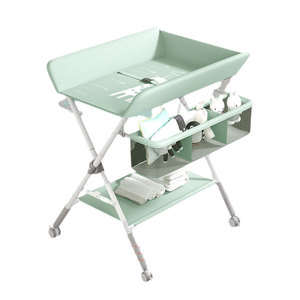 尿布台婴儿护理台新生儿换尿布台宝宝抚触洗澡多功能可折叠放浴盆