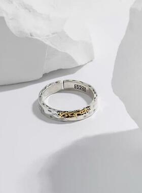 e古埃及法老《藏金》戒指男款个性小众冷淡风原创开口食指戒