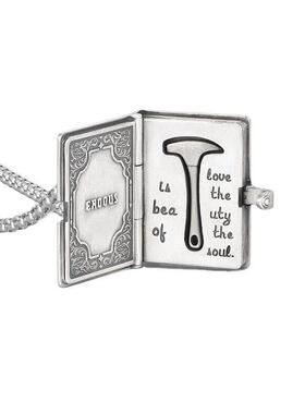 肖申克的救赎吊坠书本圣经锤子项链男生励志电影学生复古泰银情侣